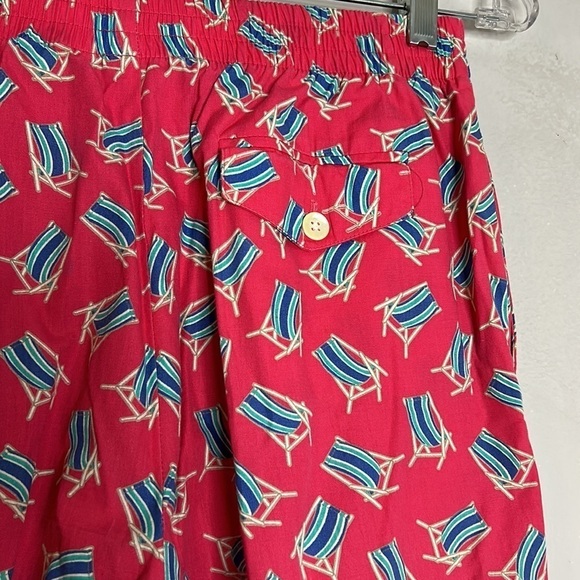 Vintage David brooks cotton two piece Barbie beach chair print set women’s 12 - Picture 8 of 9
